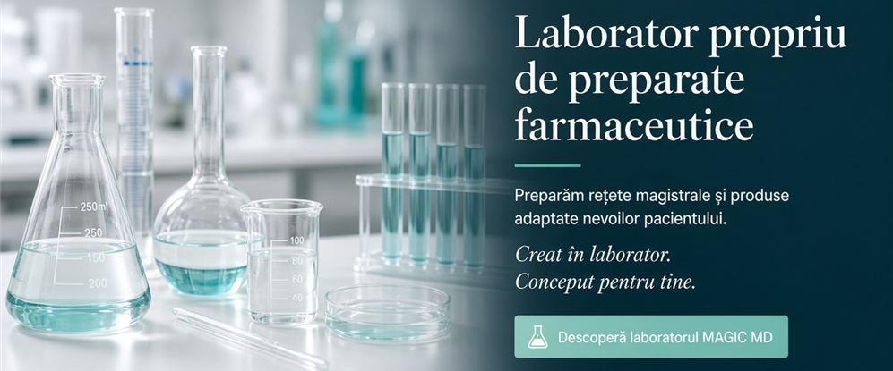Laborator propriu de preparate farmaceutice MAGIC MD