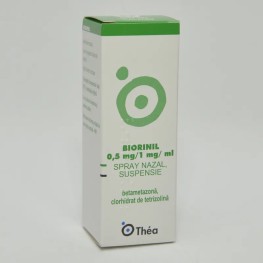 Biorinil 0,5 mg/1 mg/ml spray nazal, suspensie, 10 ml