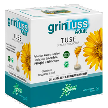 Grintuss adult, 20 comprimate orodispersabile