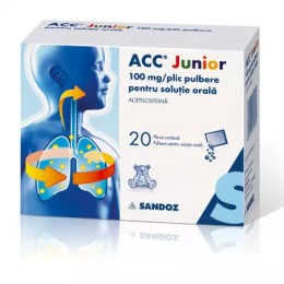 ACC JUNIOR 100 mg x 20pl