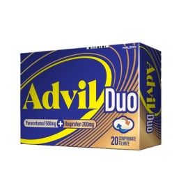 Advil Duo 500 mg/200 mg, 20 comprimate
