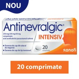 Antinevralgic Intensiv, 20 comprimate