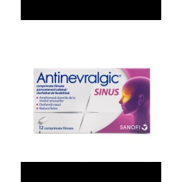 Antinevralgic Sinus, 12 comprimate filmate