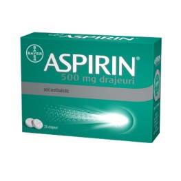 Aspirin 500mg, 20drajeuri