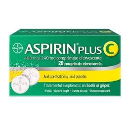 Aspirin Plus C, 20comprimate efervescente
