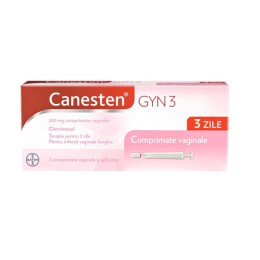 Canesten Gyn 3 200 mg, 3 comprimate vaginale