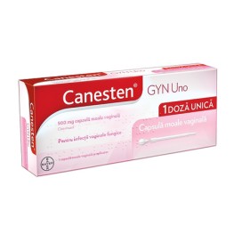 Canesten Gyn Uno 500 mg, 1 capsulă vaginală moale