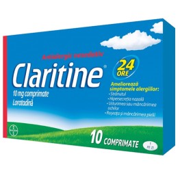 Claritine 10 mg, 10 comprimate