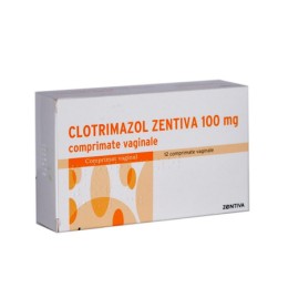 Clotrimazol Zentiva 100 mg, 12 comprimate vaginale