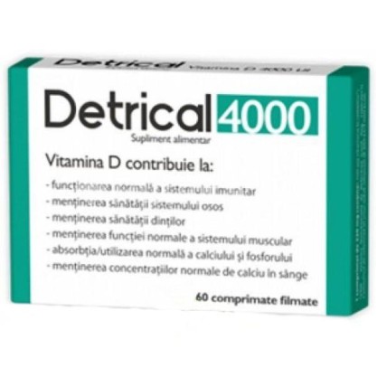 Detrical D3 4000 UI *60 Comprimate