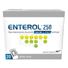 ENTEROL 250 MG 20 CPS