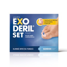 Exoderil Set 50 mg/ml, lac medicamentos pentru unghii, 2,5 ml