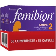 Femibion 2 sarcina si alaptare 28cp+28cps pachet 2
