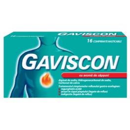 Gaviscon capsuni 16comprimate masticabile