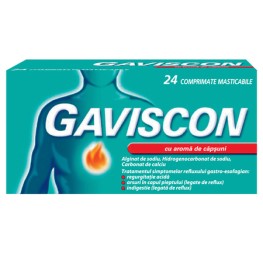 Gaviscon capsuni x24comprimate masticabile