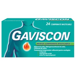 Gaviscon mentol x24comprimate masticabile