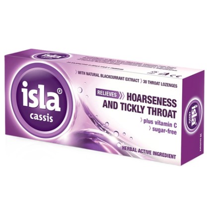 Isla Cassis + vitamina C, 30cp de supt