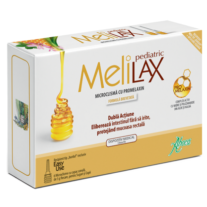 MeliLax Pediatric, 6 microclisme x 5 g