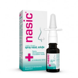 Nasic 1mg/ml+50mg/ml spray nazal, 10ml