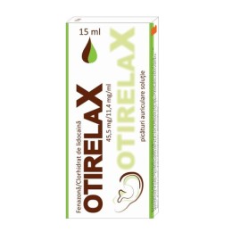 Otirelax 45,5 mg/11,4 mg/ml, picături auriculare, 15 ml