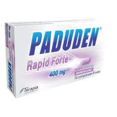 Paduden Rapid Forte 400 mg, 10 comprimate filmate