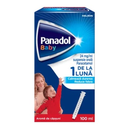 Panadol Baby 24 mg/ml suspensie orală, 100 ml