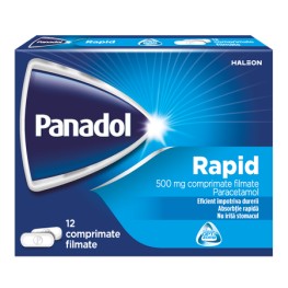 Panadol Rapid 500 mg, 12 comprimate