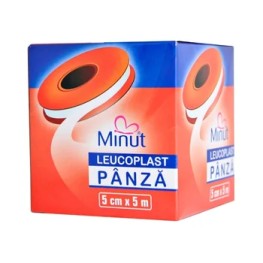 Leucoplast panza Minut 5cm x 5m , 1 bucăți