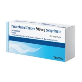 Paracetamol Zentiva 500mg, 20comprimate