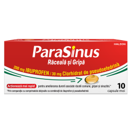 PARASINUS RACEALA SI GRIPA 200 mg/30 mg, 10 capsule moi