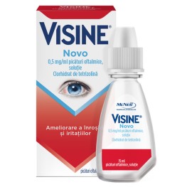 Visine Novo 0,5 mg/ml, picături oftalmice, 15 ml