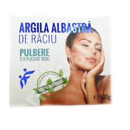 Argilă Albastră de Râciu pulbere, 5 x 100 g