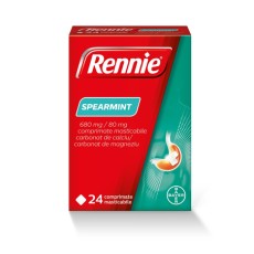Rennie Spearmint 24comprimate masticabile (Bayer)