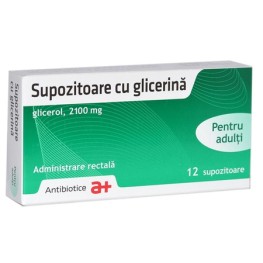 SUPOZITOARE CU GLICERINA PT ADULTI 12 SUP ATB-OTC