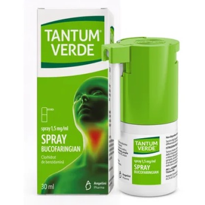 Tantum Verde 1,5 mg/ml spray bucofaringian, 30 ml