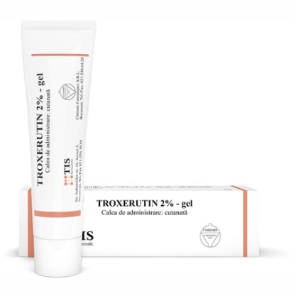 Troxerutin 20 mg/g gel, 50 g